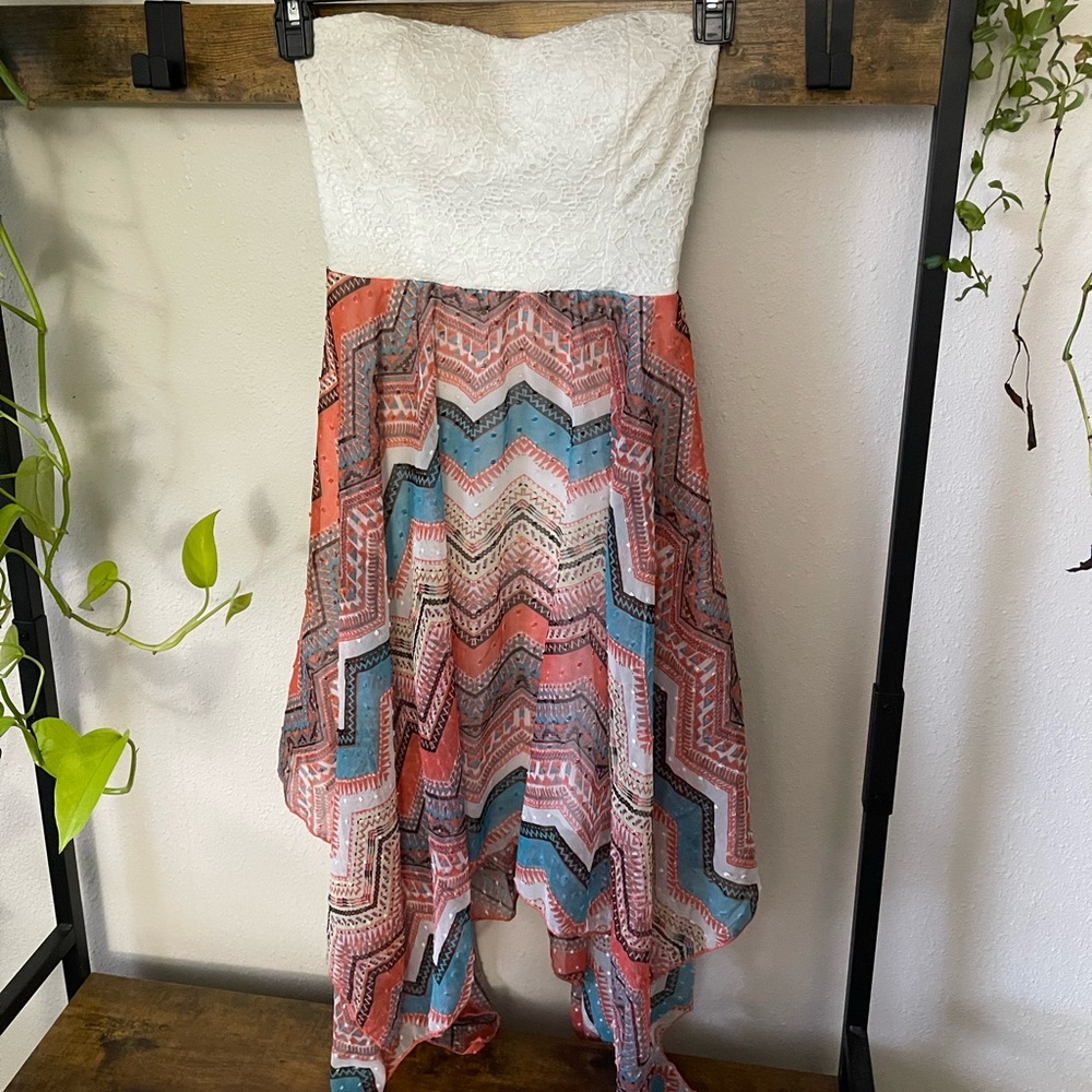 Strapless sundress